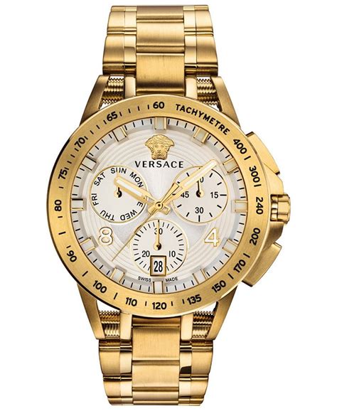 versace sport tech gold|Versace Men's Swiss Chronograph Sport Tech Gold Ion Plated.